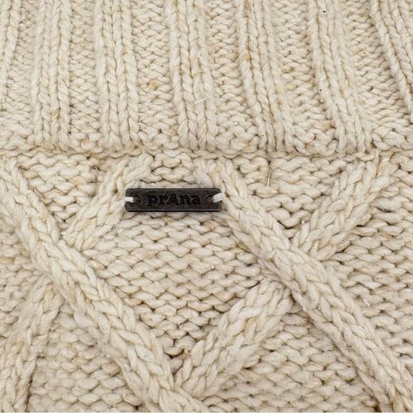 Prana | Cozy Cream Cable Knit Sweater | small - Picture 7 of 8